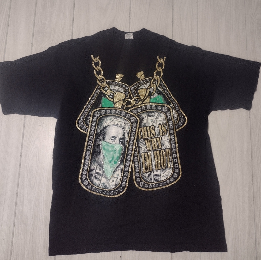 Club 21 World Famous Tee Unisex Black  T-Shirt Size 2XL